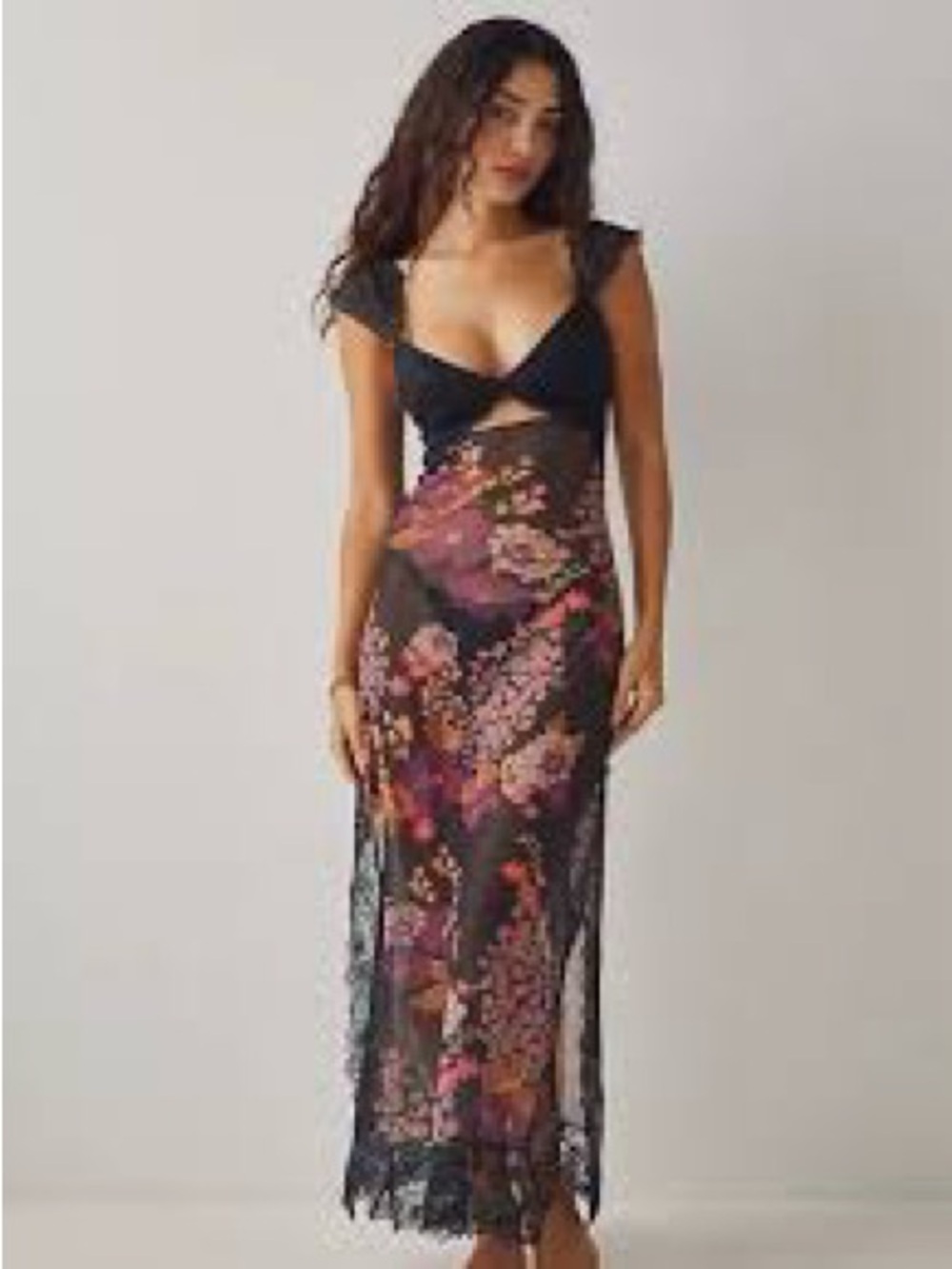 Free People suddenly fine slip maxi dress